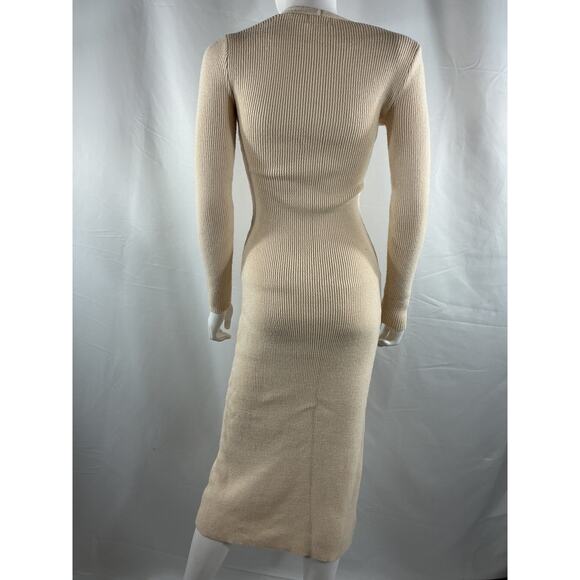 Lpa 'Kavala' White Acrylic Sweater Dress Size XS - Picture 3 of 4